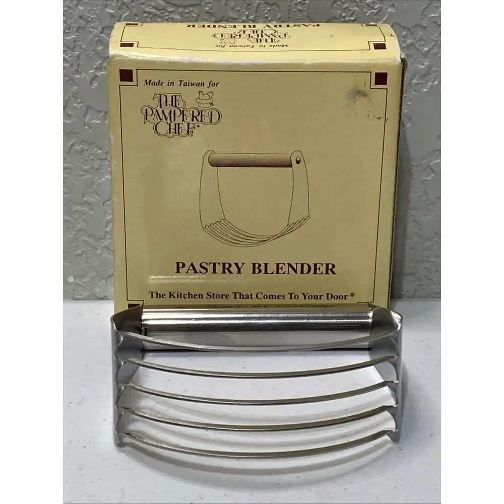 Pampered Chef‎ Pastry Blender Stainless Steel 5 Blade NEW In Open Box